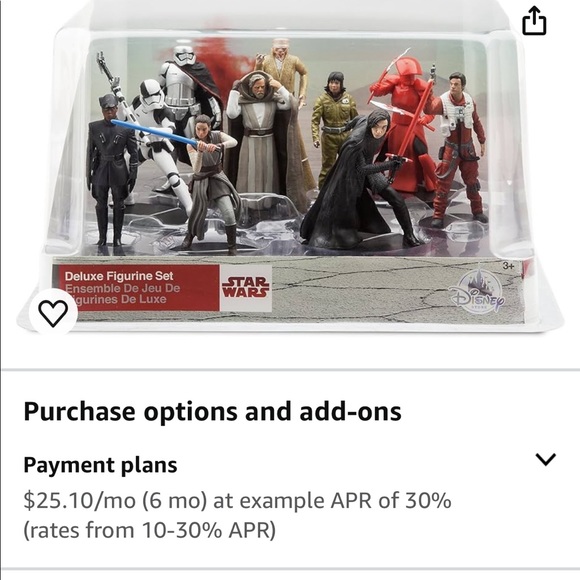 New Star Wars The Last Jedi Deluxe Figurine Set by Disney - Picture 7 of 7